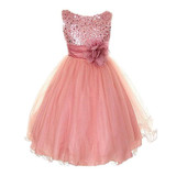 Vogue Toddler Baby Girl Princess Dress Sleeveless Sequin Flower Tulle Tutu Dress Vogue Toddler Baby Girl Princess Dress Sleeveless Sequin Flower Tulle Tutu Dress