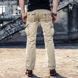 Vogue Anmi.Cargo Pants Fashion Men Pants Winter Cotton Military Pants Men Straight Casual Pants Casual Men's Trousers Size 38 40