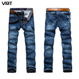 VMT 2017 fall Arrival Mens Ripped Stretch Jeans Homme Fashion Slim Fit Jogger Denim Pants Male Skinny Streetwear Biker V7S1J006