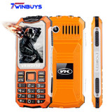 VKworld Stone V3S Cell Phone 2.4" Dual SIM Slot Bluetooth Daily Waterproof 21 Keys Mobile Phone Anti-Low Temperature 2G 2200mAh