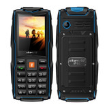 VKworld New Stone V3 Russian Keyboard IP68 Waterproof Mobile Phone 2.4 inch 3000mAh Battery LED light Triple SIM Card Cellphone