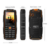 Vkworld New Stone V3 Cellphone IP68 Rugged Waterproof Shockproof phone 3000mAh Flashlight Power Bank 2.4" Outdoor mobile phone