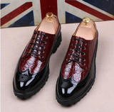 VIVODSICCO Black White Tassel Men bullock Dress Shoes Patent Leather Luxury Fashion Brogue Wedding Shoes Oxford shoes For Men