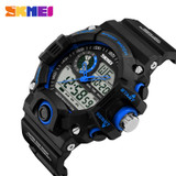 New 2016 Quartz Digital Camo Watch Men Dual Time Man Sports Watches Men Skmei S Shock Military Army Reloj Hombre LED Wristwatch