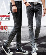 New 2016 Men's Tight Pencil jeans Male Slim Blue Fashion Casual Denim Trousers Men Skinny Jean Pants Size 28-34 Free Shipping