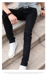 New 2016 Men's Tight Pencil jeans Male Slim Blue Fashion Casual Denim Trousers Men Skinny Jean Pants Size 28-34 Free Shipping