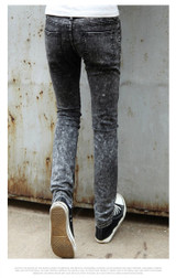 New 2016 Men's Tight Pencil jeans Male Slim Blue Fashion Casual Denim Trousers Men Skinny Jean Pants Size 28-34 Free Shipping