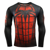 New 2016 Brand Clothing Fitness Compression Shirt Men Superman Bodybuilding Long Sleeve 3D T Shirt Crossfit Super Tops Shirts
