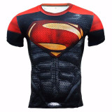 New 2016 Brand Clothing Fitness Compression Shirt Men Superman Bodybuilding Long Sleeve 3D T Shirt Crossfit Super Tops Shirts