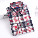 Dioufond Plaid Shirt Women Blouses Cotton Shirts Long Sleeve Blouse Blusas Femininas Women Tops And Blouses 2018 New Fashion 5XL