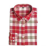 Dioufond Plaid Shirt Women Blouses Cotton Shirts Long Sleeve Blouse Blusas Femininas Women Tops And Blouses 2018 New Fashion 5XL