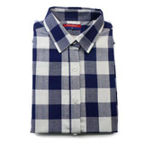 Dioufond Plaid Shirt Women Blouses Cotton Shirts Long Sleeve Blouse Blusas Femininas Women Tops And Blouses 2018 New Fashion 5XL