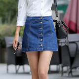 2017 spring and autumn new Fashion casual female women girls brand Mini Denim jeans skirts clothing clothes