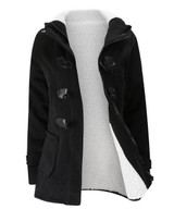 2017 Spring Autumn Women Slim fit Wool blended Mid Long Coat Thin Jacket Hooded Outwears Zipper Hoodie Overcoats Plus Size 6XL