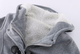 2017 Spring Autumn Women Slim fit Wool blended Mid Long Coat Thin Jacket Hooded Outwears Zipper Hoodie Overcoats Plus Size 6XL