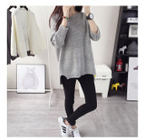 2017 Spring Autumn Winter New O-Neck Long Sleeve Solid Color Knitted Warm Sweater Female Pullovers Loose Sweater Women's Sweater 2017 Spring Autumn Winter New O-Neck Long Sleeve Solid Color Knitted Warm Sweater Female Pullovers Loose Sweater Women's Sweater
