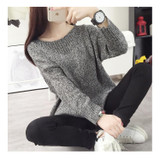 2017 Spring Autumn Winter New O-Neck Long Sleeve Solid Color Knitted Warm Sweater Female Pullovers Loose Sweater Women's Sweater 2017 Spring Autumn Winter New O-Neck Long Sleeve Solid Color Knitted Warm Sweater Female Pullovers Loose Sweater Women's Sweater