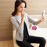 2017 Spring Autumn Sweater Women Cardigan Knitted Sweater Coat Crochet Female Casual Coats feminino Woman Cardigans Short Tops