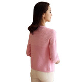 2017 Spring Autumn Sweater Women Cardigan Knitted Sweater Coat Crochet Female Casual Coats feminino Woman Cardigans Short Tops