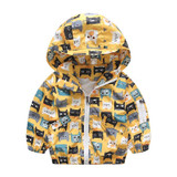 2017 Spring Autumn Outerwear Boys Girls Coat Children Hooded Jackets Outwear Kids Clothes Jacket Kids Windbreaker