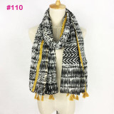 2017 Spring Autumn New Design Ethnic Style Voile Cotton Women Thin Long Shawl Scarf Woman Big Size Pashminas Wrap Hijab