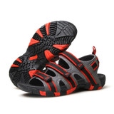 2017 Spring Autumn Men Sandals Slippers Men Beach Flat With Slippers Sandals Comfortable Outdoor Walking Casual Shoes