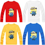 2017 spring autumn Long Sleeve t shirt Children Minions Boys Clothes T-Shirts For Girls Boys t shirts Kids Children's Clothing 2017 spring autumn Long Sleeve t shirt Children Minions Boys Clothes T-Shirts For Girls Boys t shirts Kids Children's Clothing