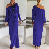 2017 Spring Autumn Dresses Fashion Sexy Women Backless Long Sleeve Party Plus Size Elegant Maxi Dress Robe Longue Femme Vestidos