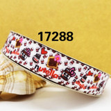Free shipping 2017 new arrival ribbons Hair Accessories ribbon 10 yards printed grosgrain ribbons 17791