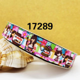 Free shipping 2017 new arrival ribbons Hair Accessories ribbon 10 yards printed grosgrain ribbons 17791