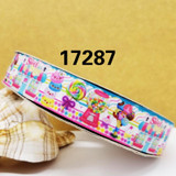 Free shipping 2017 new arrival ribbons Hair Accessories ribbon 10 yards printed grosgrain ribbons 17791