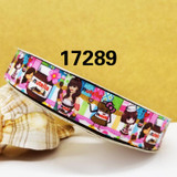 Free shipping 2017 new arrival ribbons Hair Accessories ribbon 10 yards printed grosgrain ribbons 17791