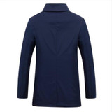 Free Shipping 2017 Men's Trench Coat Autumn Mens Jackets And Coats Slim Coat Stylish British Style Man Trench Single Breasted