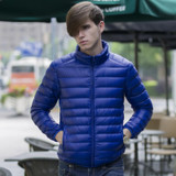 Warm Winter Jacket Men Down Jacket 2017 New Fashion 90% White Duck Down Ultra Light Thin Winter Coat Men Plus Size Parkas HJ267