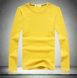 Free shipping 2017 Brand clothing Blank T-shirts long sleeved casual T-shirt 100% cotton men t shirts