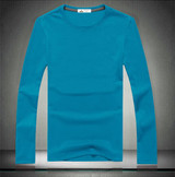 Free shipping 2017 Brand clothing Blank T-shirts long sleeved casual T-shirt 100% cotton men t shirts