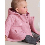Free Shipping 2016 New High Quality Fashion Baby Coat Autumn and Winter Cotton Lining Jacquard Coat 2 Color YY0556