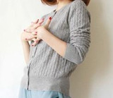 Free shipping 2016 new women's round neck cashmere sweater pure wool cardigan autumn winter sweater cardigan sweater coat women