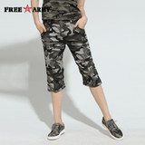Army Camouflage Slim Shorts Feminino Pantalones Cortos Mujer High Waist Summer Women Joggers Shorts Capris Plus Size Girls