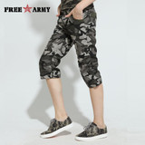 Army Camouflage Slim Shorts Feminino Pantalones Cortos Mujer High Waist Summer Women Joggers Shorts Capris Plus Size Girls