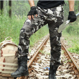 Army Camouflage Pants Tactical cargo Military Men's Combat Multi-Pockets Utility Casual Full Length Work Trousers & Sweatpants
