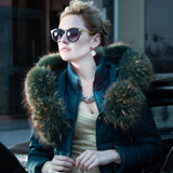 NEW 2016 Winter Jacket Women's Luxury Raccoon Fur Collar White Duck Down Coats Fashion Down Jackets Women Branded Long Parkas