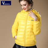 New 2016 Winter Autumn Women 90% White Duck Down Jacket Women's Hooded Light Down Jackets Warm Winter Coat Parkas High Quality