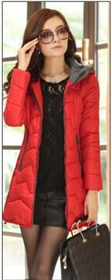 New 2016 warm winter jackets for women solid color slim Jackets coat female wadded thick long parka women 3XL parkas coats