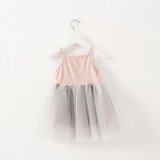 New 2016 summer dress baby girls clothes kids big bow dress Mesh dress girls clothing baby girl princess dresses