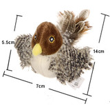 Hoopet Pet Cat Bird Interactive Feather Plastic Chew Toy Hoopet Pet Cat Bird Interactive Feather Plastic Chew Toy