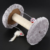 Professional Cat Scratching Post With Hanging Mouse Play Toy