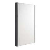 20" Slim Frame Bathroom Vanity Mirror, Wall Mount, Grey, Serie Dune/Solco by VALENZUELA