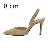 Women Pumps Sexy Summer Shoes High Heels Brand Woman Party Shoes Slingback Pointed Toe Buckle Strap Female Dress Shoes Plus Size