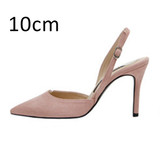 Women Pumps Sexy Summer Shoes High Heels Brand Woman Party Shoes Slingback Pointed Toe Buckle Strap Female Dress Shoes Plus Size